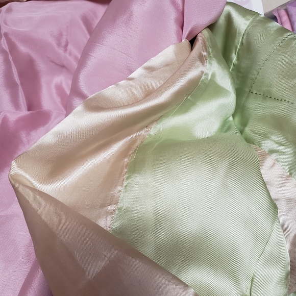 Beautiful satin quilt. Vintage from the 50s. Stored for years, unfinished. - Picture 16 of 17